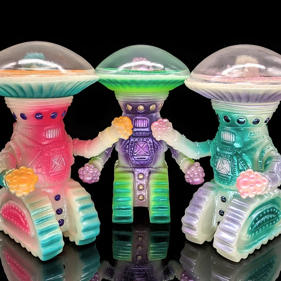 ソフビ　wonder gobrin Wonder Goblin x Skinner Kaiju Cult Limited Fungoid
